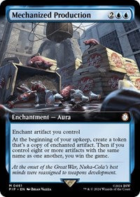 Mechanized Production (Extended Art) (NM Nonfoil) [Fallout]