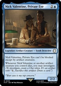 Nick Valentine, Private Eye (NM Foil) [Fallout]