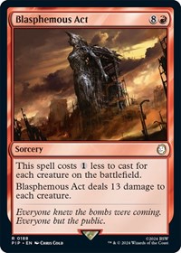 Blasphemous Act (NM Nonfoil) [Fallout]