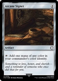 Arcane Signet (Surge Foil) (NM Foil) [Fallout]