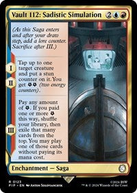Vault 112: Sadistic Simulation (Surge Foil) (NM Foil) [Fallout]