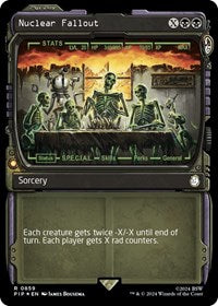 Nuclear Fallout (Showcase) (Surge Foil) (NM Foil) [Fallout]