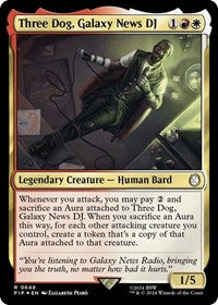 Three Dog, Galaxy News DJ (Surge Foil) (NM Foil) [Fallout]
