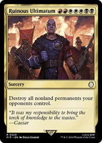 Ruinous Ultimatum (NM Foil) [Fallout]
