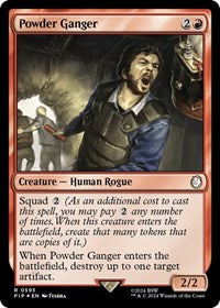 Powder Ganger (Surge Foil) (NM Foil) [Fallout]