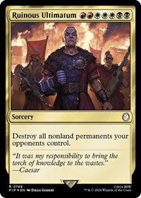 Ruinous Ultimatum (Surge Foil) (NM Foil) [Fallout]