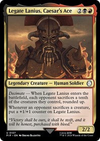Legate Lanius, Caesar's Ace (NM Foil) [Fallout]