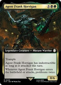 Agent Frank Horrigan (Extended Art) (NM Foil) [Fallout]