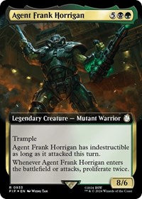 Agent Frank Horrigan (Extended Art) (Surge Foil) (NM Foil) [Fallout]