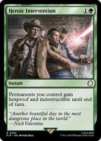 Heroic Intervention (NM Foil) [Fallout]