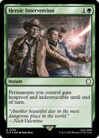 Heroic Intervention (Surge Foil) (NM Foil) [Fallout]