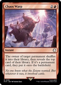 Chaos Warp (NM Foil) [Fallout]