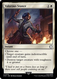 Valorous Stance (NM Foil) [Fallout]