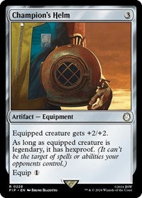 Champion's Helm (NM Nonfoil) [Fallout]