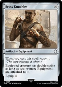 Brass Knuckles (NM Foil) [Fallout]