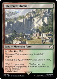 Sheltered Thicket (NM Foil) [Fallout]