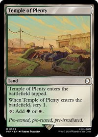 Temple of Plenty (NM Nonfoil) [Fallout]
