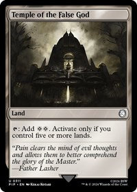 Temple of the False God (NM Foil) [Fallout]