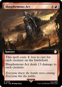 Blasphemous Act (Extended Art) (NM Foil) [Fallout]