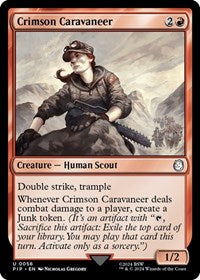 Crimson Caravaneer (NM Foil) [Fallout]