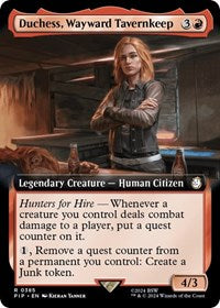 Duchess, Wayward Tavernkeep (Extended Art) (NM Foil) [Fallout]