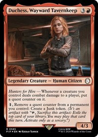 Duchess, Wayward Tavernkeep (Surge Foil) (NM Foil) [Fallout]