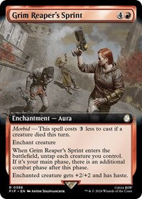 Grim Reaper's Sprint (Extended Art) (NM Foil) [Fallout]