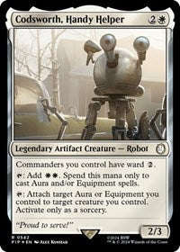 Codsworth, Handy Helper (Surge Foil) (NM Foil) [Fallout]