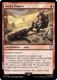 Sticky Fingers (Surge Foil) (NM Foil) [Fallout]