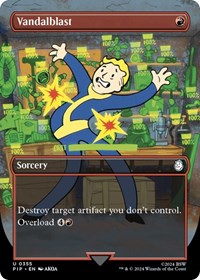 Vandalblast (Borderless) (NM Nonfoil) [Fallout]