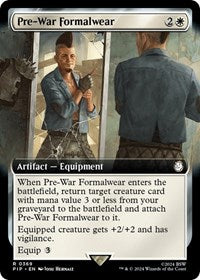 Pre-War Formalwear (Extended Art) (NM Foil) [Fallout]