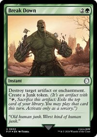 Break Down (Surge Foil) (NM Foil) [Fallout]
