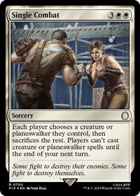 Single Combat (Surge Foil) (NM Foil) [Fallout]