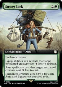 Strong Back (Extended Art) (NM Foil) [Fallout]