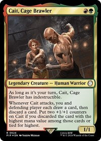 Cait, Cage Brawler (Surge Foil) (NM Foil) [Fallout]