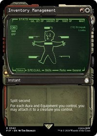 Inventory Management (Showcase) (NM Nonfoil) [Fallout]