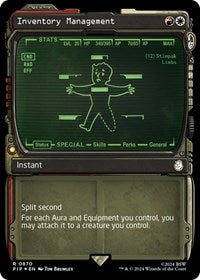 Inventory Management (Showcase) (Surge Foil) (NM Foil) [Fallout]
