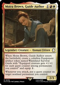 Moira Brown, Guide Author (Surge Foil) (NM Foil) [Fallout]