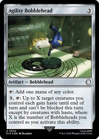 Agility Bobblehead (Surge Foil) (NM Foil) [Fallout]