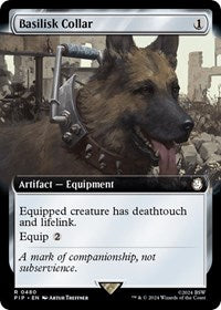 Basilisk Collar (Extended Art) (NM Foil) [Fallout]