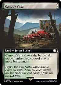 Canopy Vista (Extended Art) (NM Foil) [Fallout]