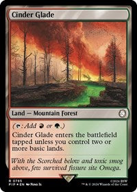 Cinder Glade (Surge Foil) (NM Foil) [Fallout]