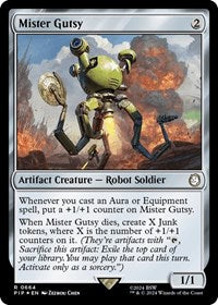 Mister Gutsy (Surge Foil) (NM Foil) [Fallout]