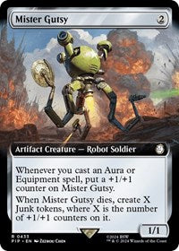 Mister Gutsy (Extended Art) (NM Nonfoil) [Fallout]