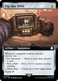 Pip-Boy 3000 (Extended Art) (NM Nonfoil) [Fallout]