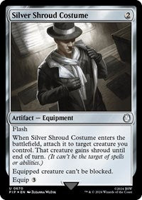 Silver Shroud Costume (Surge Foil) (NM Foil) [Fallout]