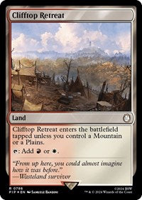 Clifftop Retreat (Surge Foil) (NM Foil) [Fallout]