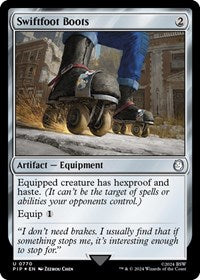 Swiftfoot Boots (Surge Foil) (NM Foil) [Fallout]