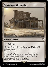 Scavenger Grounds (Surge Foil) (NM Foil) [Fallout]