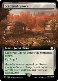Scattered Groves (Extended Art) (NM Foil) [Fallout]